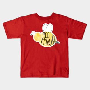 BEE mine - funny Valentines day pun Kids T-Shirt